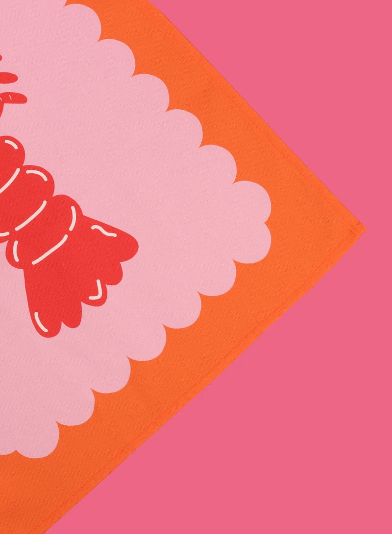 Maddison Ball Creative Lobster Scallop Tea Towel