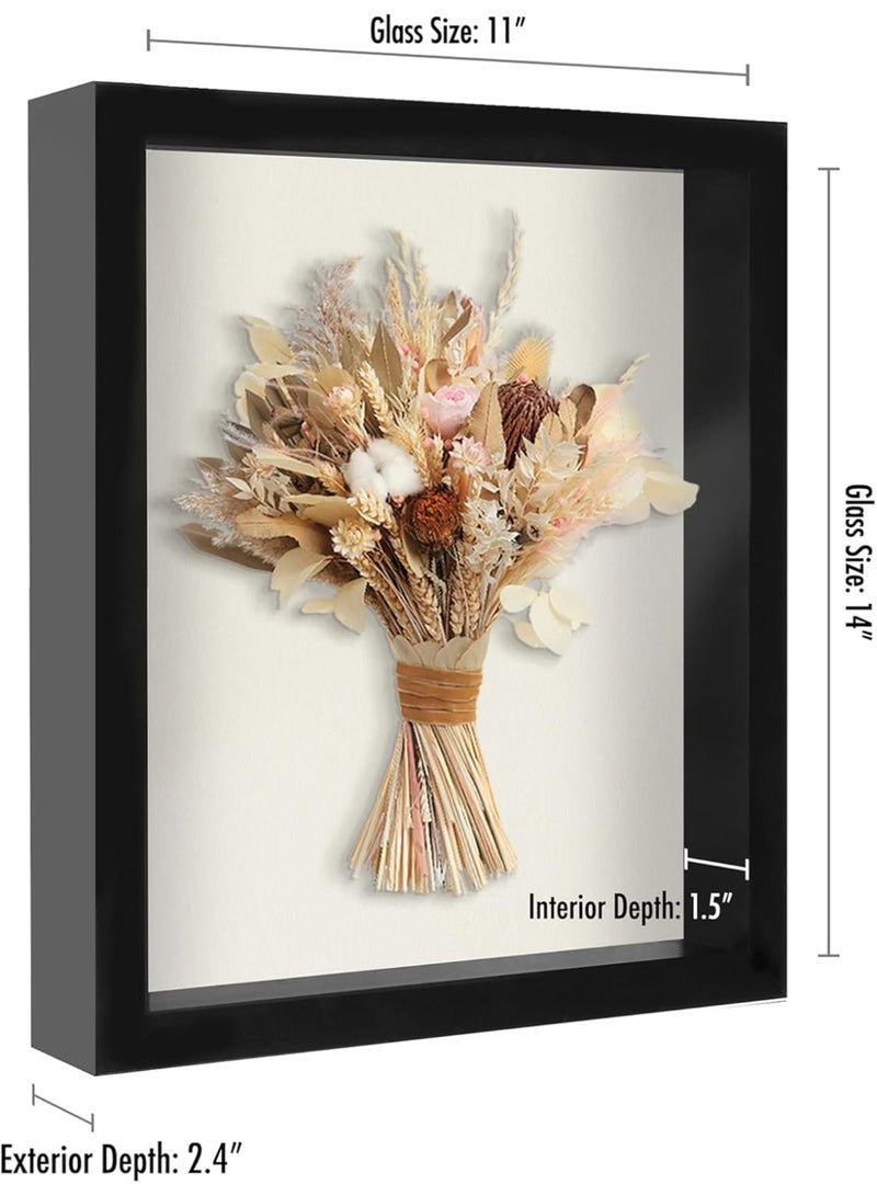 أمريكان فلات إطار خشبي للصور بتصميم صندوق مظلل - Image 4