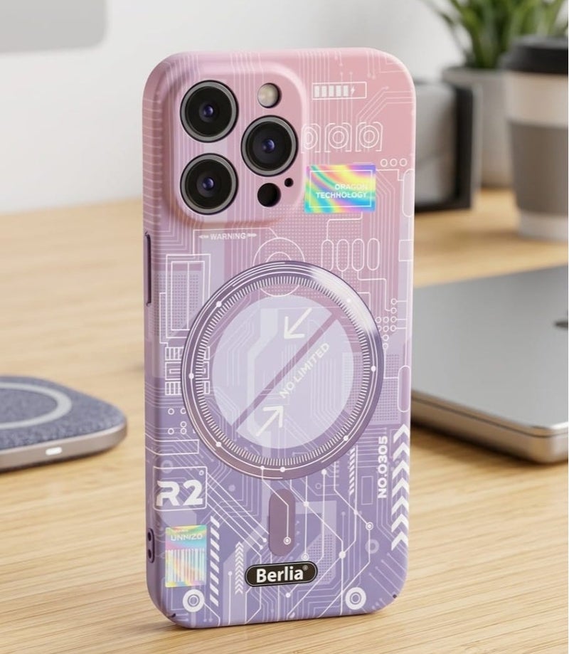 Berlia Digital-Art Printed Back Cover for iPhone 14 Pro Max – Multicolor - Image 1