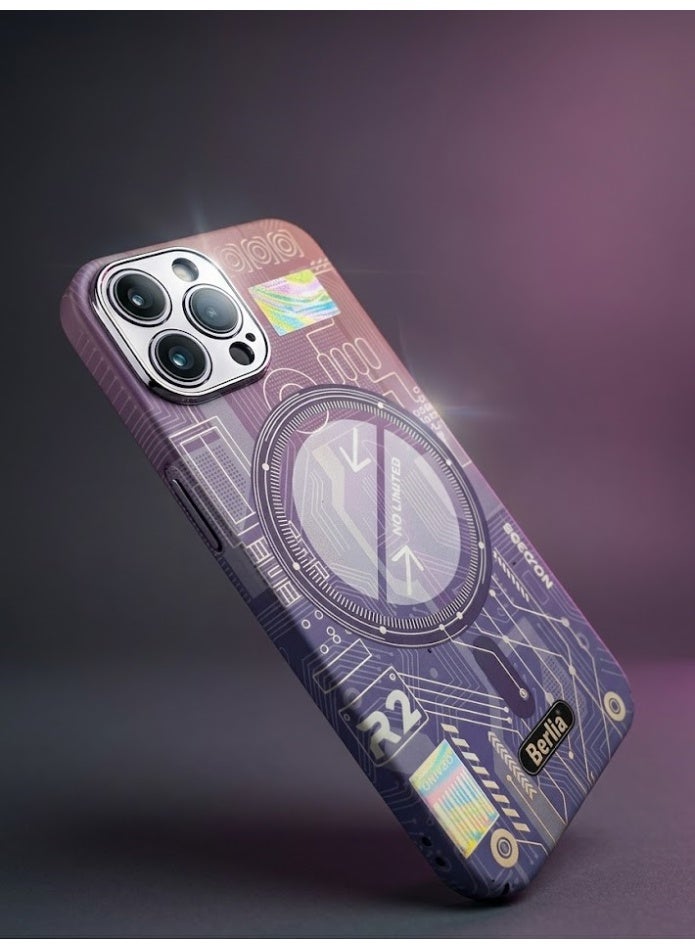 Berlia Digital-Art Printed Back Cover for iPhone 14 Pro Max – Multicolor - Image 3