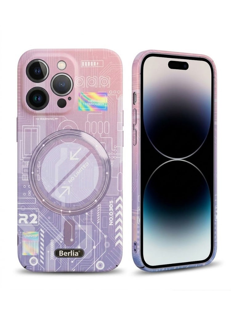 Berlia Digital-Art Printed Back Cover for iPhone 14 Pro Max – Multicolor - Image 1