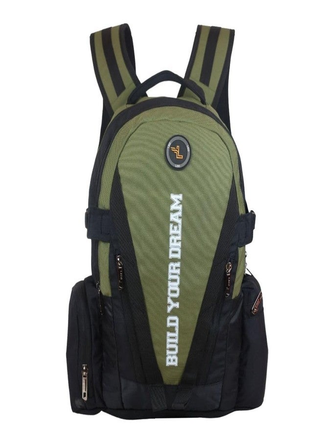 Ligo Achiever 16 Inch Laptop Bag | Motorcycle Backpack Bag for Men | Riding Backpack for Men and Women (Olive) - Image 1