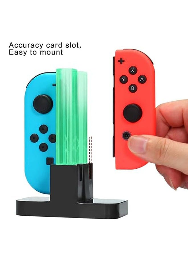 General - The controller charger is compatible with Nintendo Switch, the charging dock switch is compatible with Joy-Con and Pro controllers, and the Switch remote charger with charging indicator and Type-C charging cable - Image 1