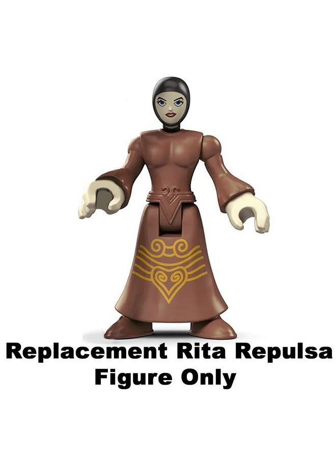 imaginext تمثال بديل لمجموعة ألعاب باور رينجرز إيميجينكست DFX62 - ريتا ريبولسا وفينستر ~ تمثال ريتا ريبولسا البديل، بني - Image 3