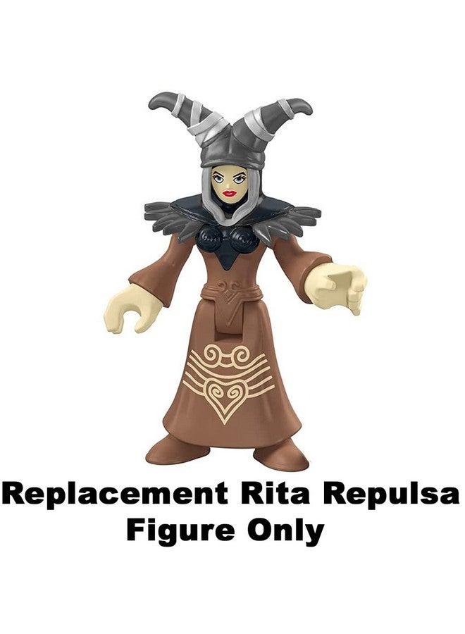 imaginext تمثال بديل لمجموعة ألعاب باور رينجرز إيميجينكست DFX62 - ريتا ريبولسا وفينستر ~ تمثال ريتا ريبولسا البديل، بني - Image 5