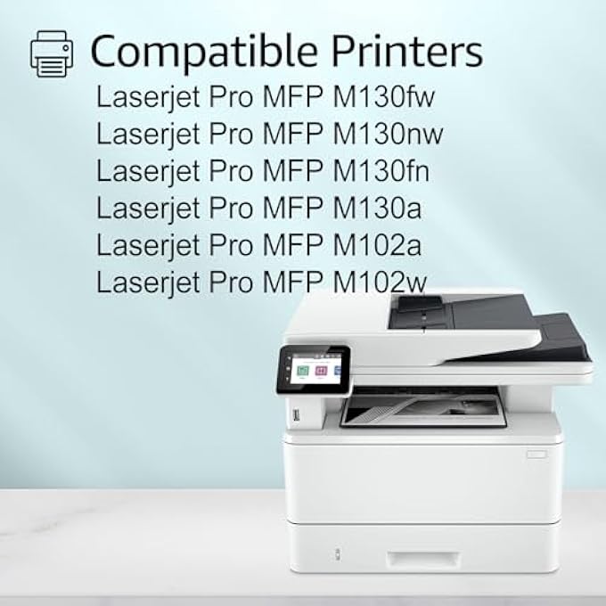 COMPATIBLE TONER CARTRIDGES & DRUM REPLACEMENT FOR HP CF217A 17A TONER & CF219A 19A DRUM UNIT USE FOR LASER JET PRO MFP M130A M130FN M130FW M130NW M102A M102W PRINTER(2 TONER + 1 DRUM) - Image 2