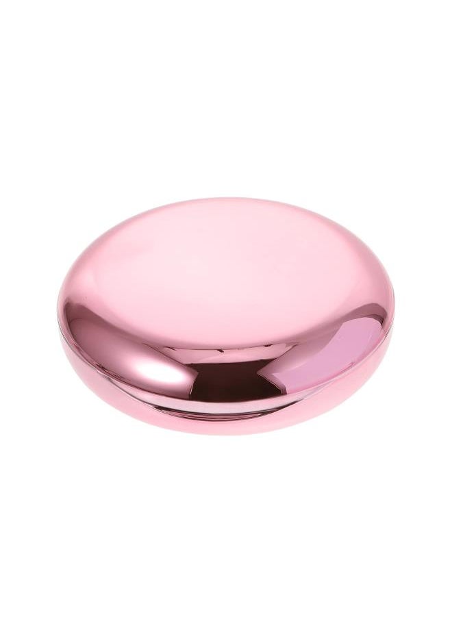 WYBOT - Retainer Case With Mirror Portable Denture Case Aligner Case False Teeth Storage Box For Travel Rose Gold - Image 1