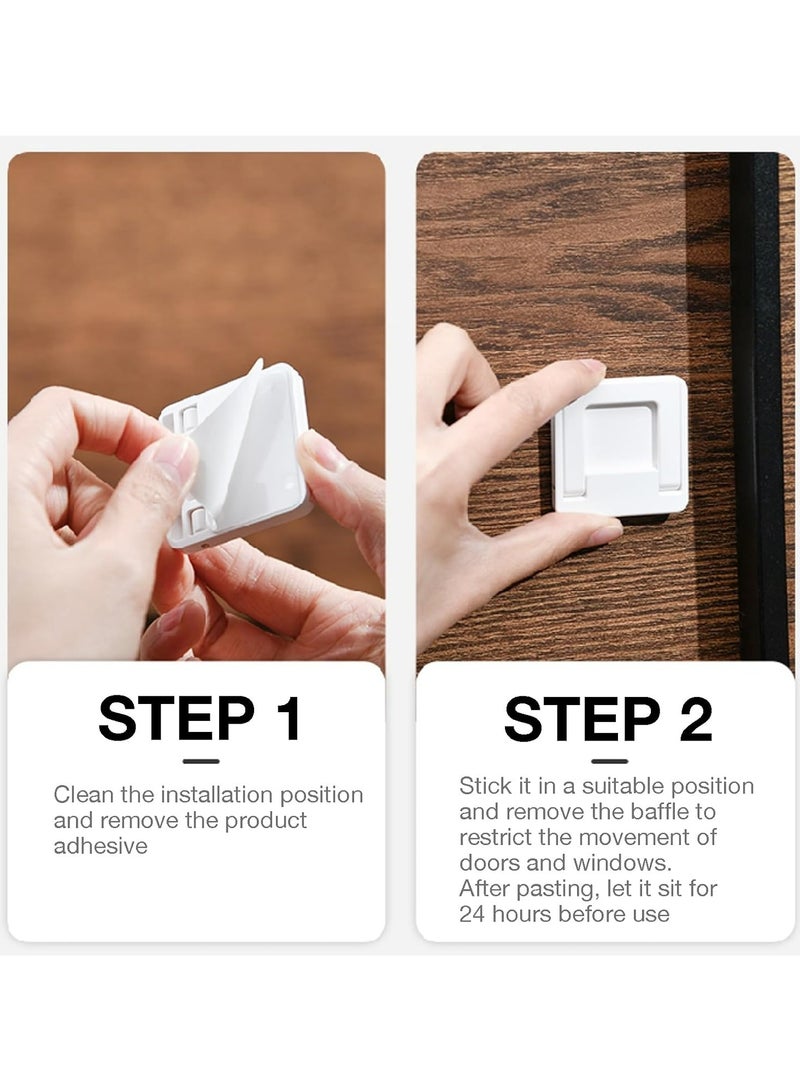 Oasisgalore 4-Pack Baby Safety Sliding Door Locks Child Window Locks, Sliding Door Locks - Image 4