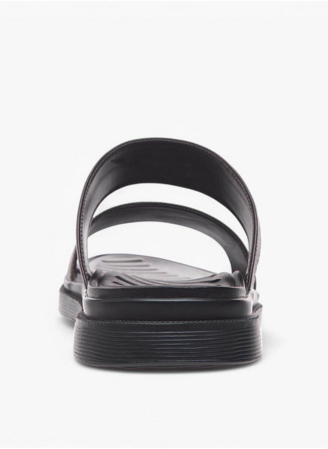 LBL by Shoexpress Textured Slip-On Comfort Sandals  - Image 4