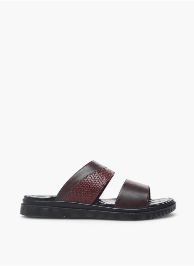 LBL by Shoexpress Textured Slip-On Comfort Sandals  - Image 2