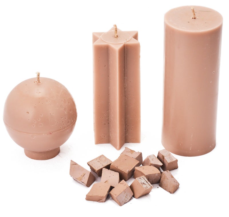 Candle Shop Pastel Beige Candle Dye 2oz for Soy Candle Making – Candle Shop Premium Color Dye Blocks for Soy Wax, Beeswax, Paraffin - Candle Wax Dyes - Image 2
