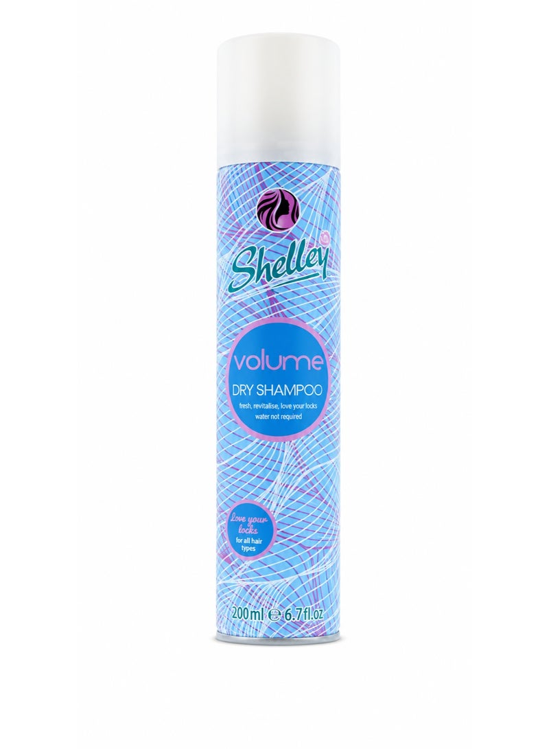 Shelley Volume Dry Shampoo Instant Volume & Hair Refresh Spray, 200ml, for All Hair Types - Image 1