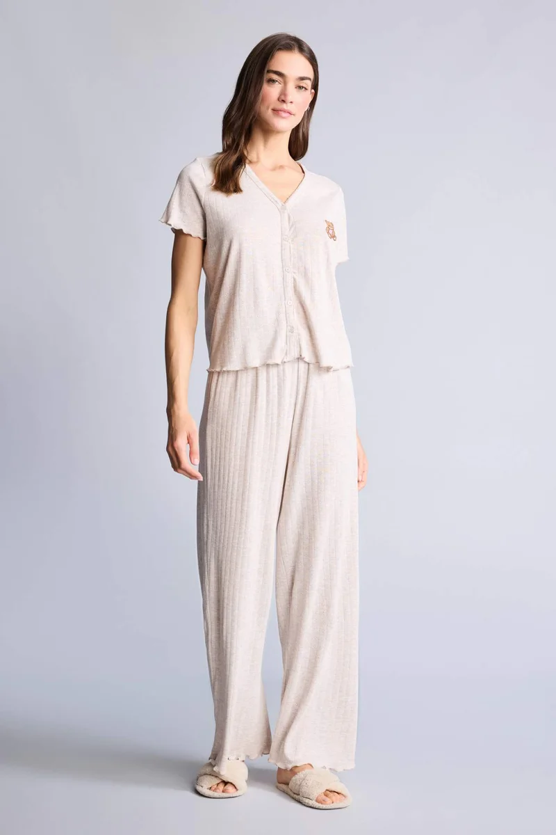 ديفاكتو 2 piece Regular Fit Bear Print Pyjama Set