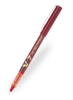 PILOT Pilot BX-V7 Hi-Tecpoint Rollerball Pen Pure Liquid Ink 0.7 mm - Red  - Image 1