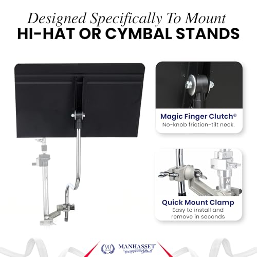 Manhasset 3DH - Hi-Hat Drummer Music Stand - Image 3