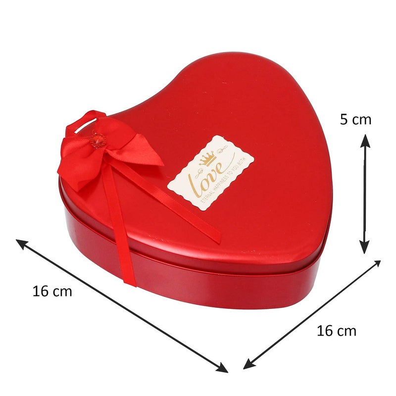 WebelKart Unique Valentine Day Gift for Wife Special Valentines Day Gift for Lover Valentine Day Gift for Wife Heart Shaped Box with Teddy and Roses - Image 5