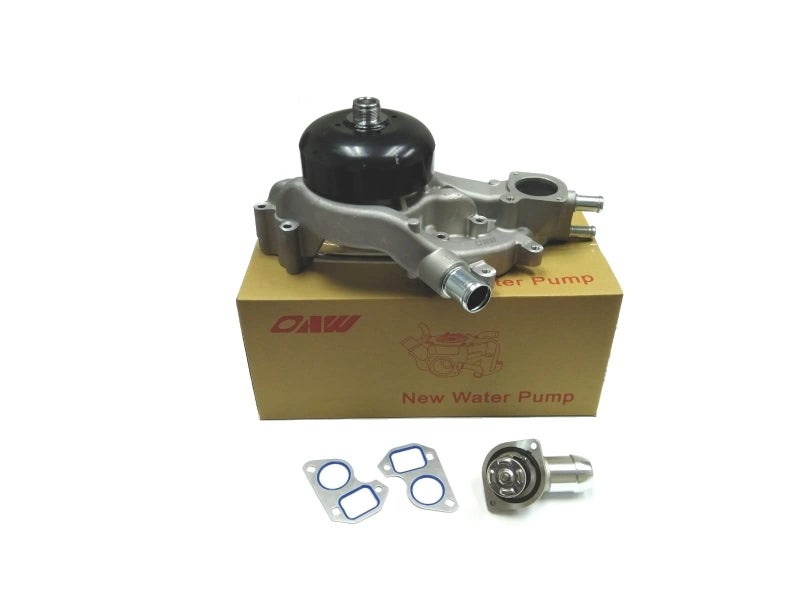 OAW G9670B Water Pump wThermostat for 20072019 GM 48L 53L 60L 62L Buick Rainier Cadillac Escalade Chevy Avalanche Silverado Express Surburban Tahoe Trailblazer GMC Canyon Envoy Sierra Yukon