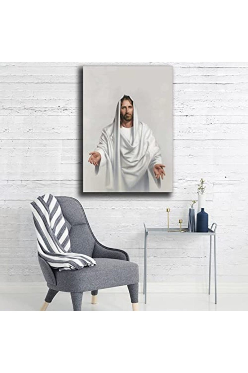 FireDeer Catholic Jesus Poster Print On Canvas Painting Christian God Pictures for Living Room No Frame - Image 4