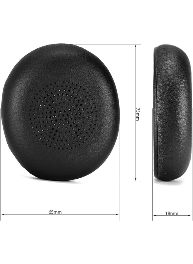 erorex Replacement Earpads For Jabra Elite 45H Evolve2 65 40 Ms Uc Headphones Headset Leather Ear Pads Earmuffs Ear Cushions Sponge Memory Foam Pads - Image 2