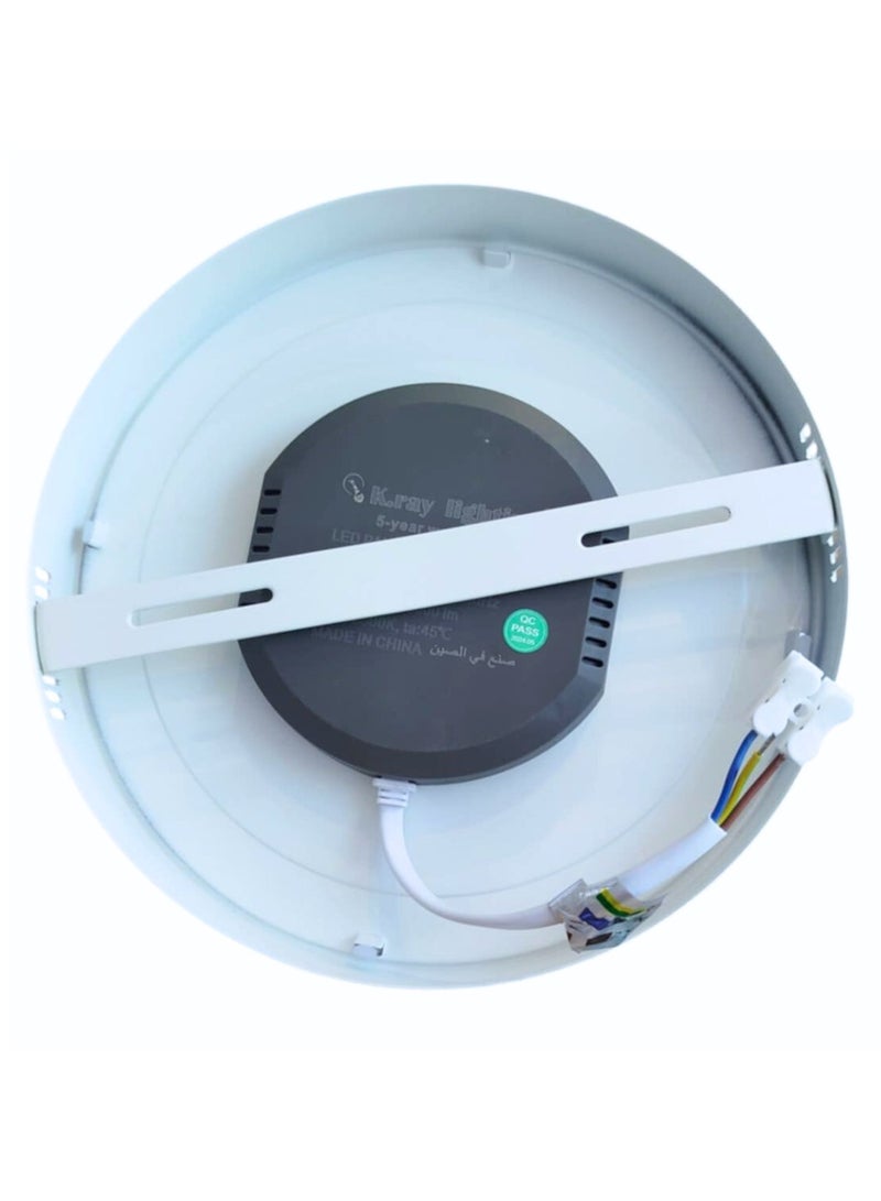 Kray Celling Panel Light 30W LED Panel, 3000K Super Bright Light Round Surface. - Image 4