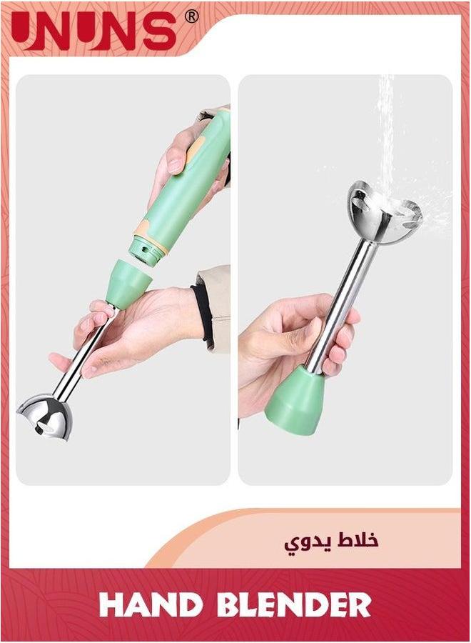 UNUNS 3-in-1 Immersion Hand Blender,Stainless Steel Blades,Corded Blender,Including Whisk And Milk Frother,Pressure Controlled Stick Mixer,Sauces,Soup,Smoothies,Baby Food  - Image 3