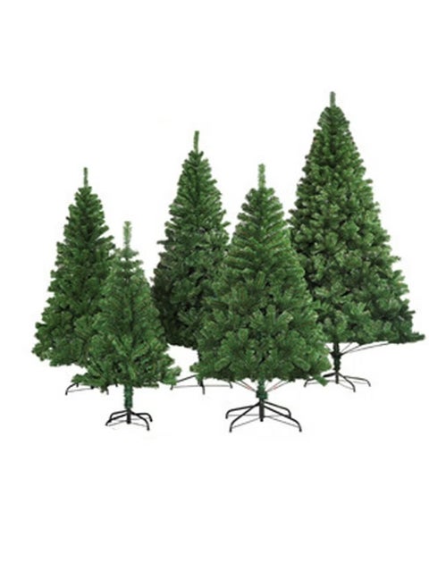 Premium 220cm Artificial Christmas Tree in Lush Green Pine, with 1050 Branches