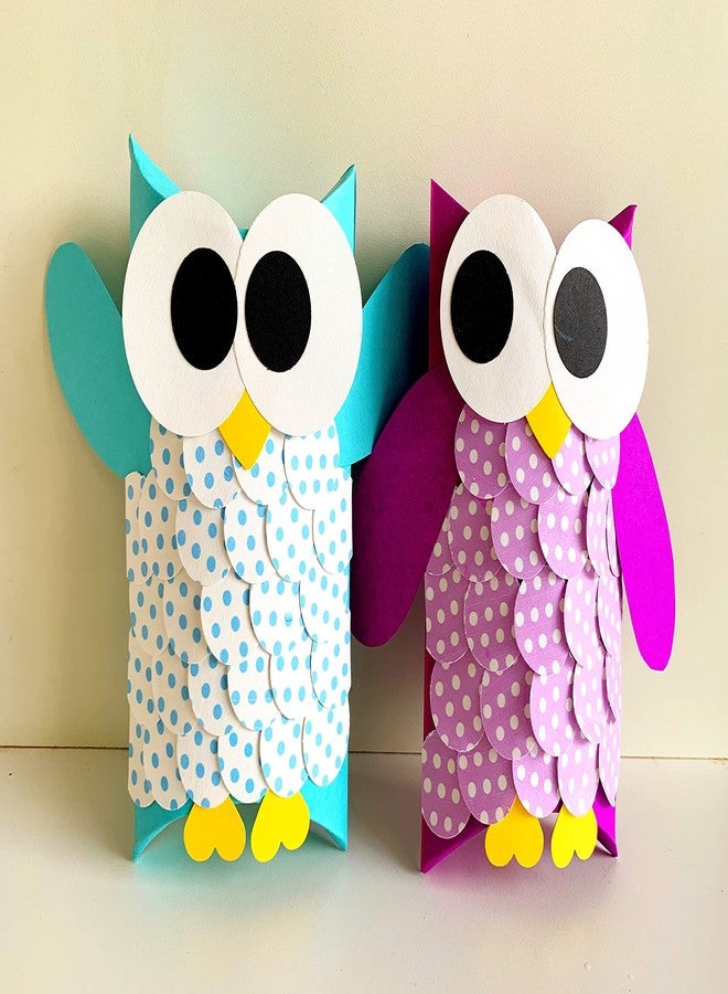 Crafted Forever Art & Crafts Hoot DIY Kit for Kid's/Children Combo (Pack of 2, Blue & Purple) - Image 3
