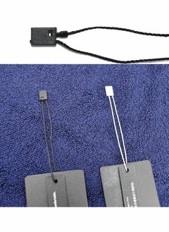 KASTWAVE 1000Pcs Black Hang Tag String Snap Lock Pin Loop Fastener Hook Ties for Clothes Gift Bags Price Tags Shoes  - Image 3