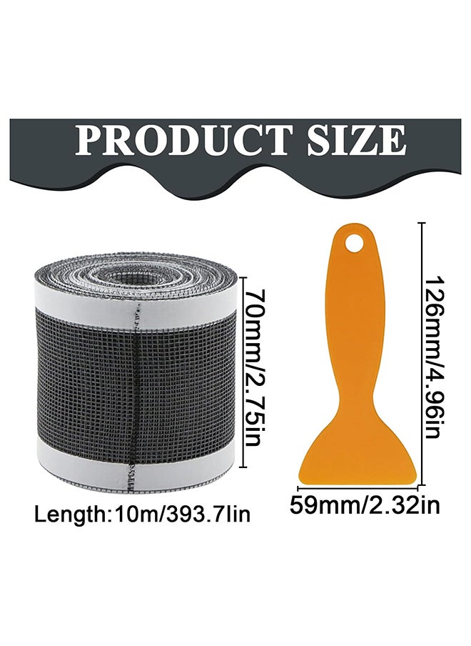 Generic Drain Hair Catcher Disposable 70 Mm X 10 M, Shower Drain Mesh Sticker, Hair Strainer Shower Filter Rinse Strainer Sticker, Drain Strainer Shower, For Showers, Bathtubs, Kitchens  - Image 2