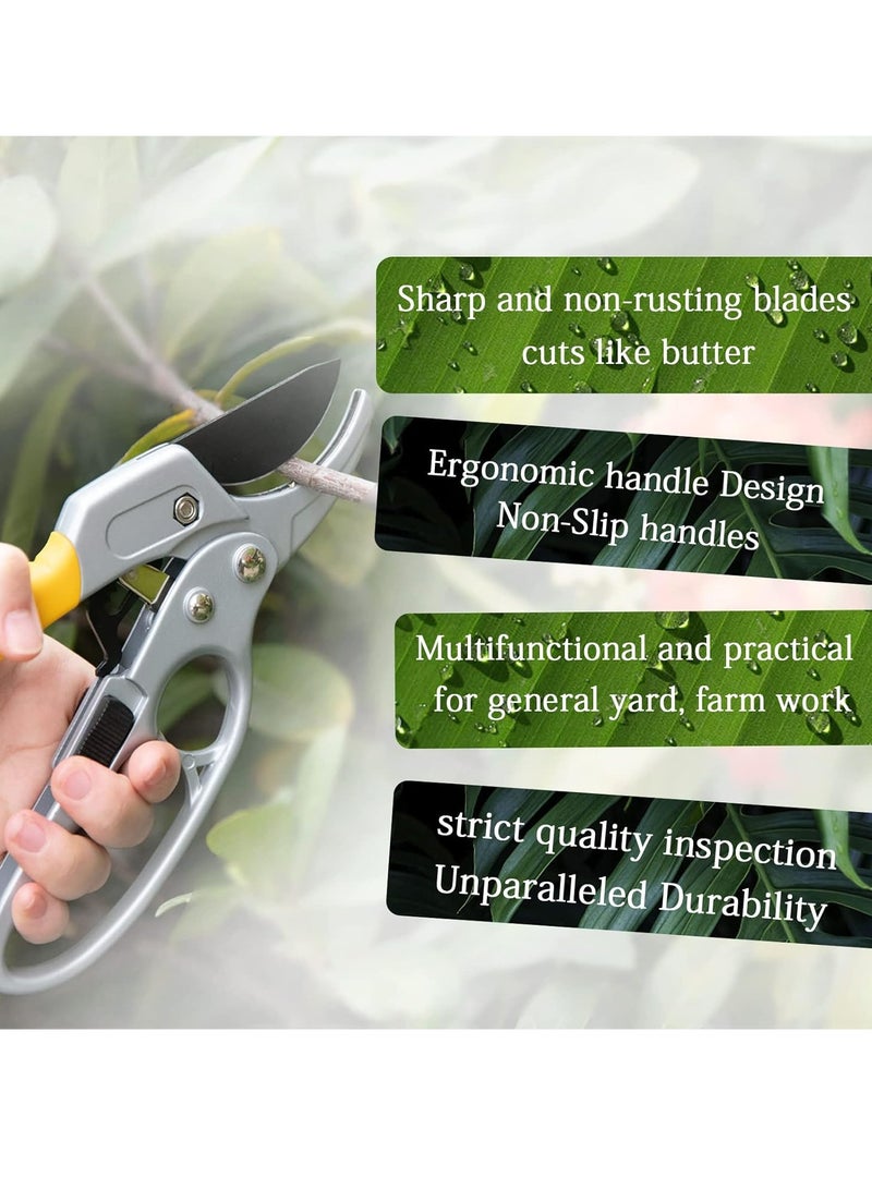 أوزيغالور مقاطع تقليم معززة، مقصات حديقة للزهور، الورود، الأشجار، والنباتات - Image 3