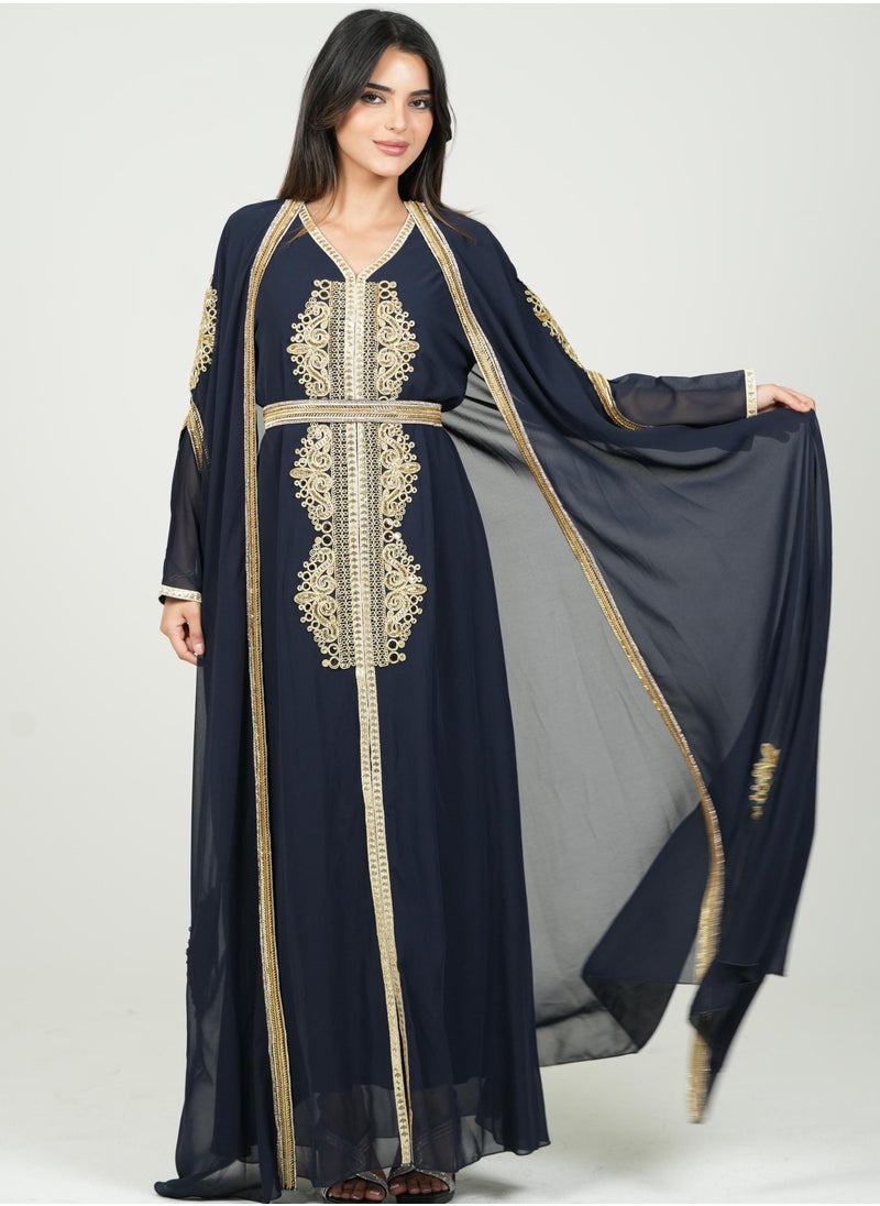 AL BENT AL SHARQIEH ladies kaftan dress jalabia  - Image 1