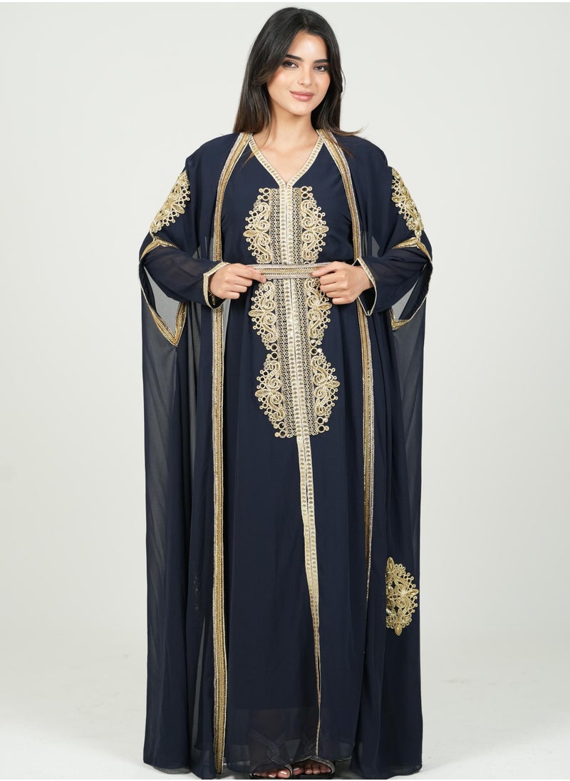 AL BENT AL SHARQIEH ladies kaftan dress jalabia  - Image 2