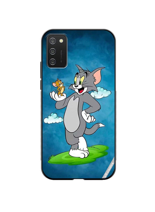 VR CREATIVE Protective Case Cover For Samsung Galaxy A03s Tom And Jerry Design Multicolour - Image 1