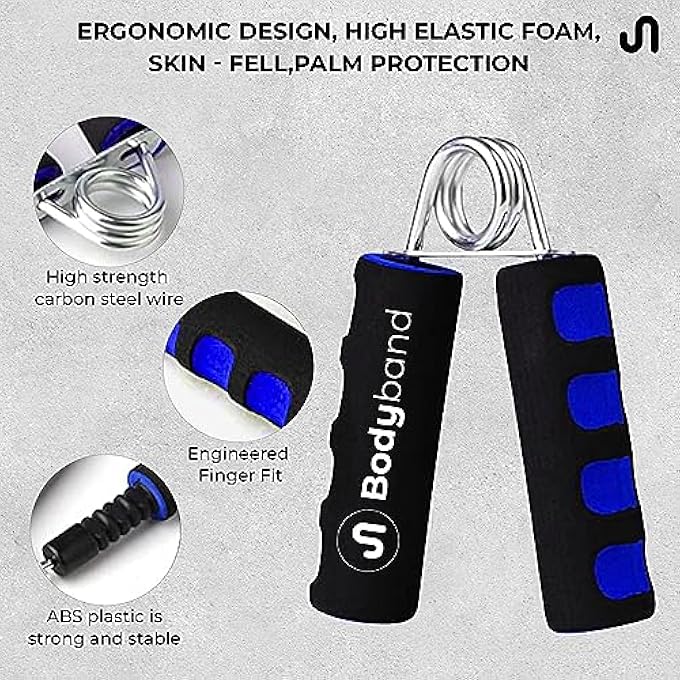 Bodyband Hand Grip Blue Red - Pack Of 2 - Image 4