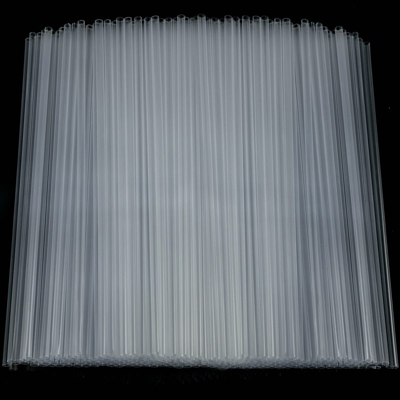 Clear Straws300 Pcs Long Disposable Plastic Drinking Straws 023diameter and 102longClear