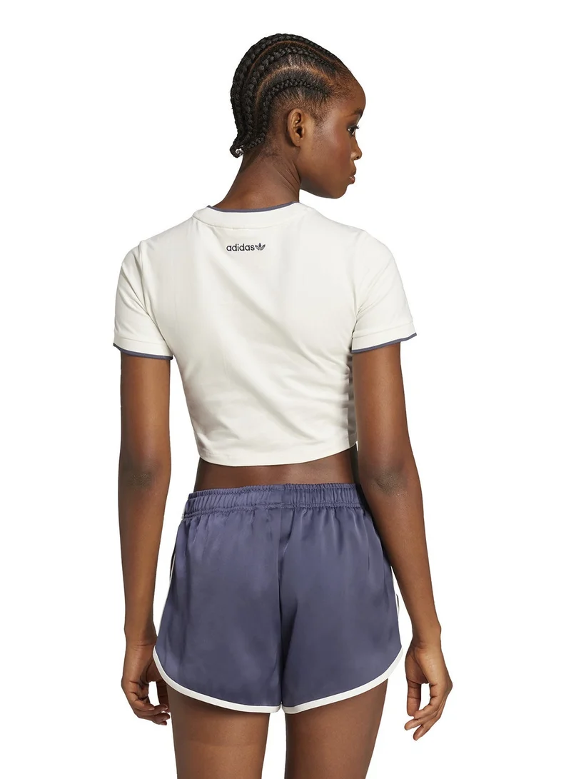 Adidas Originals White adidas Sport Graphic Baby Tee for Women | Best Price UAE