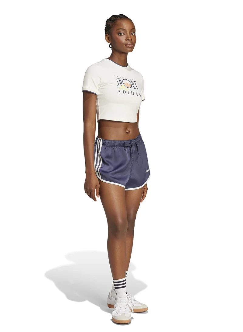 Adidas Originals White adidas Sport Graphic Baby Tee for Women | Best Price UAE