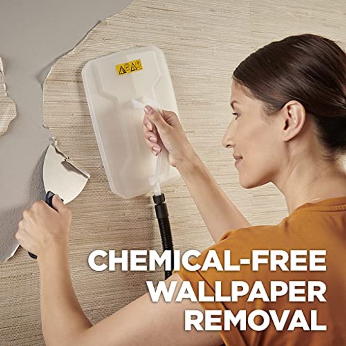 Wagner Spraytech 2439019 725 Wallpaper Steamer, Steam Cleaner for Easy Wallpaper Removal, 2 Steam Plates Included - Image 2