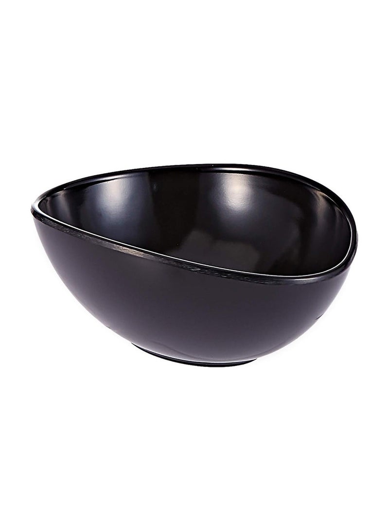 Servewell Melamine Big Serving Bowl-22.5CM-Black - Image 1