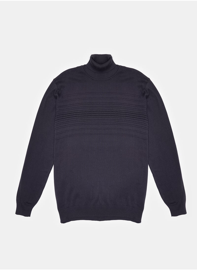 Dare - Fancy Slim Fit High Neck Pullover - Image 1