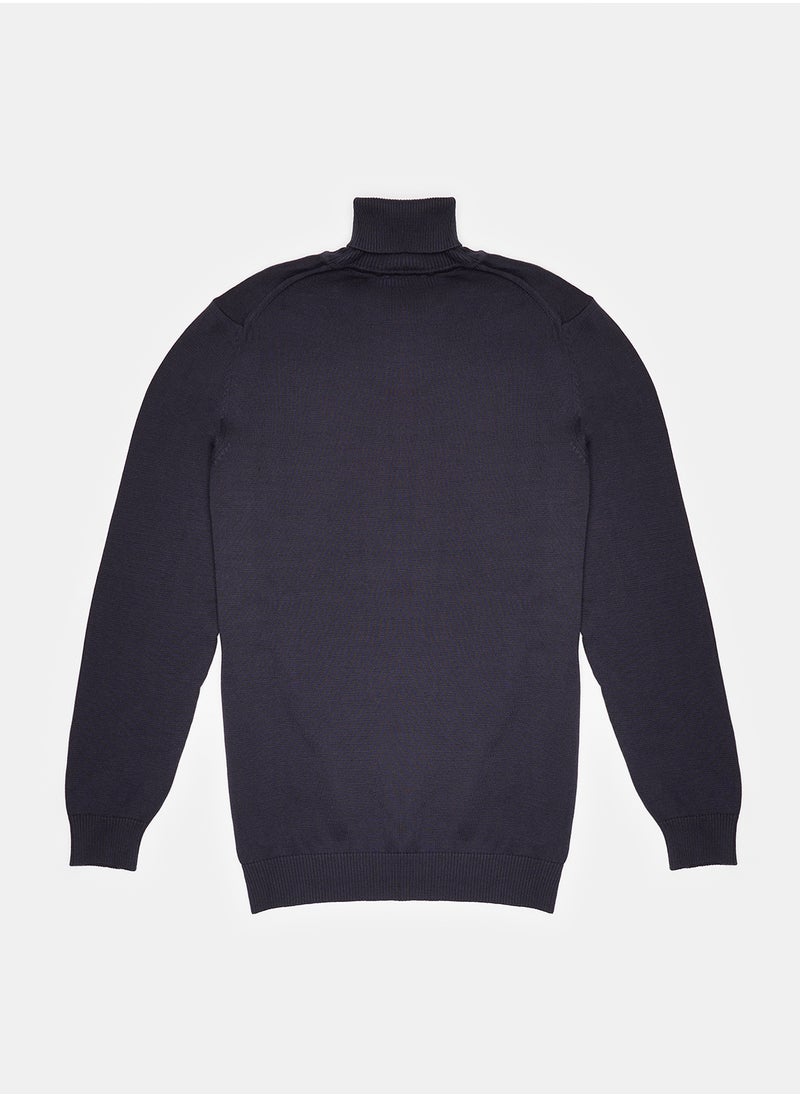 Dare - Fancy Slim Fit High Neck Pullover - Image 1