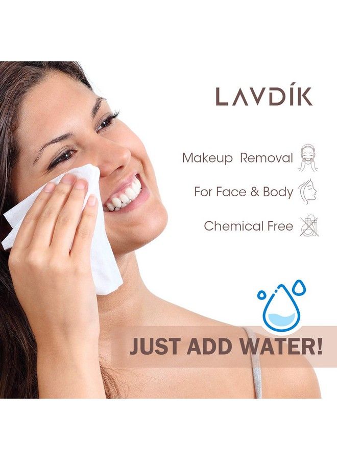 LAVDIK Soft Disposable Fast Dry Wipes Daily Facial Cleansing Clothsdry Face Towel Also Used As Baby Care Cleansing Towelettes Makeup Remover - Image 3