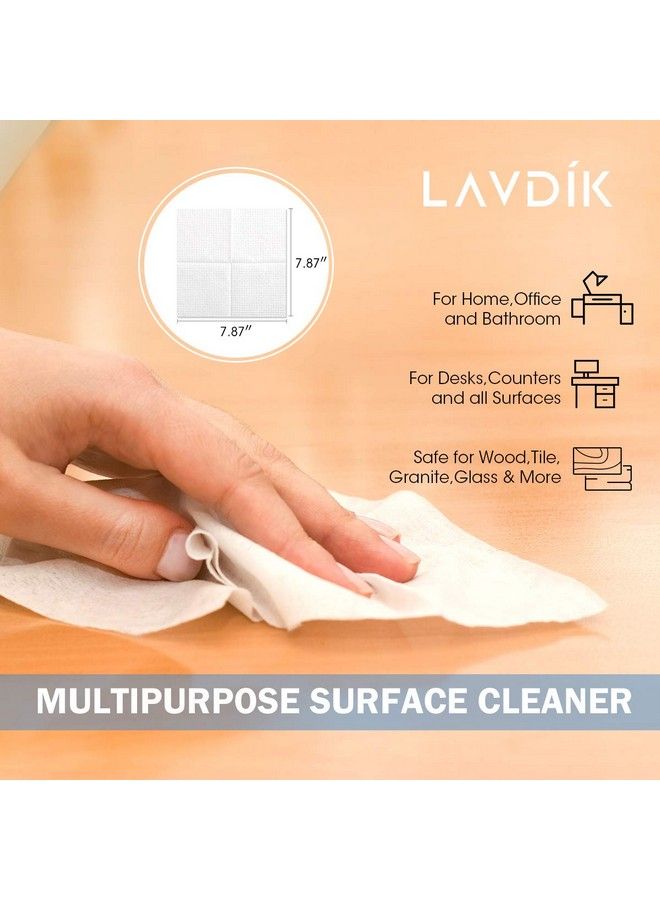 LAVDIK Soft Disposable Fast Dry Wipes Daily Facial Cleansing Clothsdry Face Towel Also Used As Baby Care Cleansing Towelettes Makeup Remover - Image 5