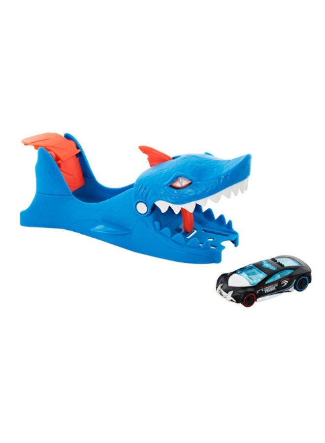 Hot Wheels Mattel Hot Wheels City Nemesis Launcher Playset, Shark Launcher - Image 3