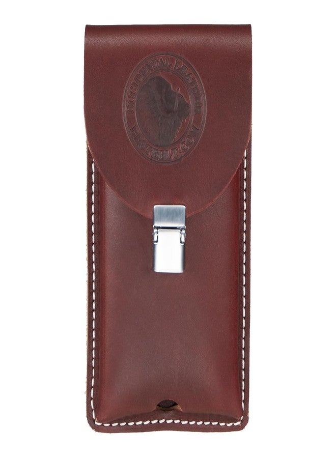 Occidental Leather Clip-On Leather Phone Holster - Large - Latigo Belting Leather - Heavy-Duty Spring Steel Belt Clip - Italian-Styled Drop Clasp - Made in USA - Image 1