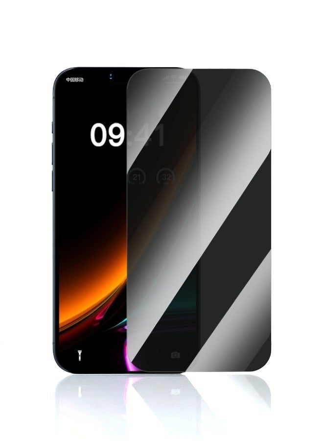 واقي شاشة  لآيفون 13/13 برو / 14 / 16 اي (iPhone 13/13 Pro/14/16e) 11D نانو مضاد للتجسس لحماية الخصوصية (لقافة) من Glow, حماية قصوى للشاشة من الخدوش والكسر - Image 2