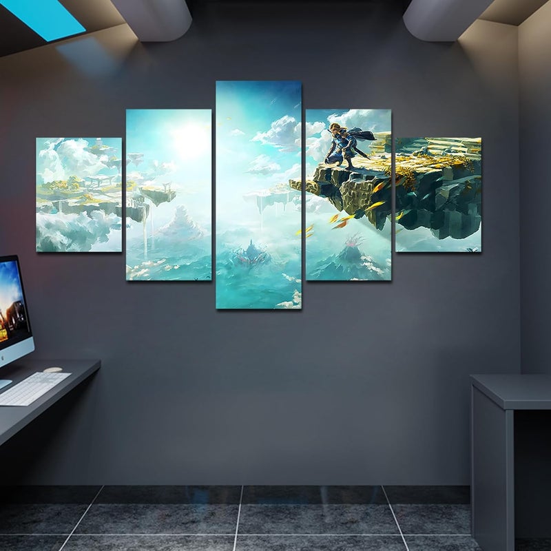 KAIWALK Gaming Poster Tears of the Kingdom Video Game HD Print on Canvas Painting Wall Art for Living Room Decor Boy Gift (Unframed) - Image 4