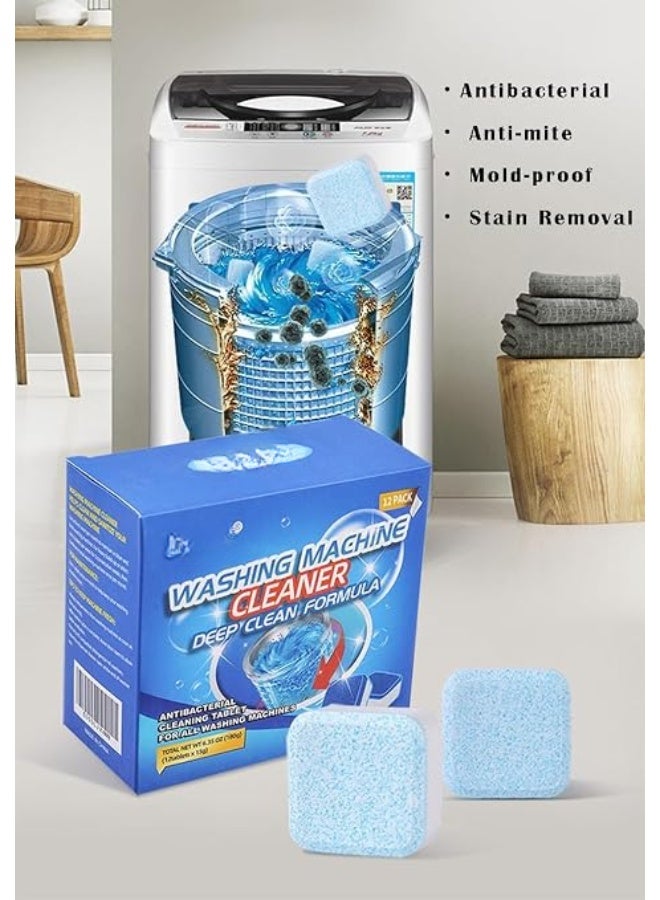 Generic valueable 1 12 Washing Machine Cleaning and Odor Removal Tablets - Deep Cleaning for the Drum and Removal of Built-Up Residue - Suitable for Washing Machine Care - Helps Clean Usage Residue - Practical for Regular Cleaning - Image 4