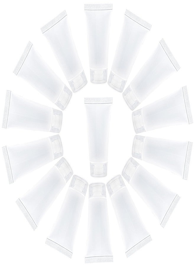 AUEAR, 24 Pack 20 Ml Empty Refillable Plastic Soft Tubes Travel Bottles Holder with Screw Caps Cosmetic Tube - Image 1