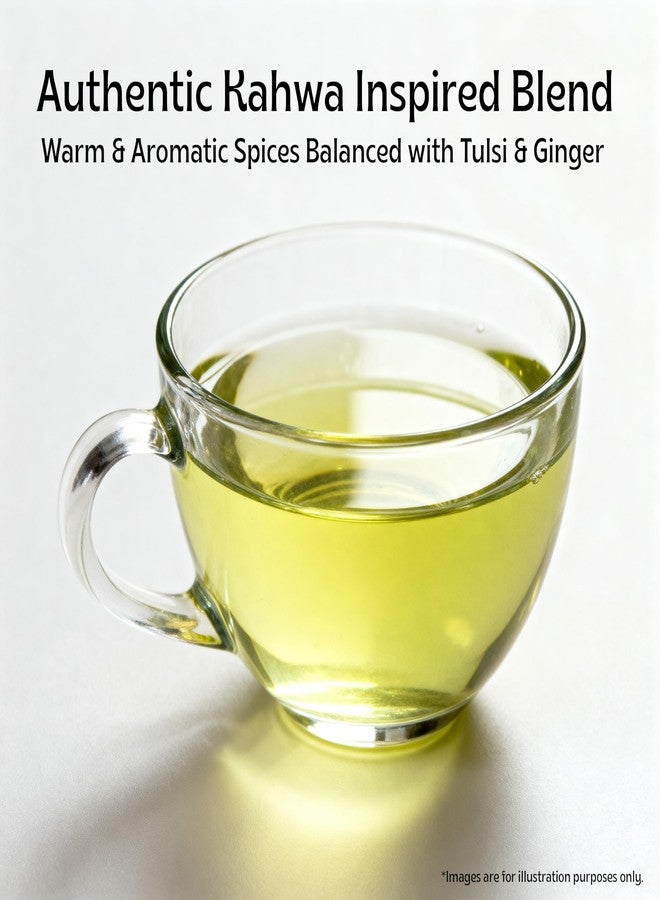 Celest Green Tea Kahwa - 36 Tea Bags x 2 Packs | Kahwa Green Tea | Helps in Detox | Contains Desi Herbs & Spices - Image 4